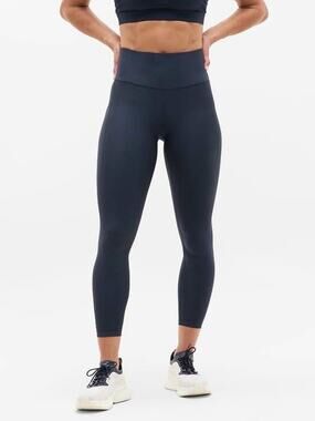NWT Athleta Navy Interval Stash High Rise 7/8 Legging size 2X